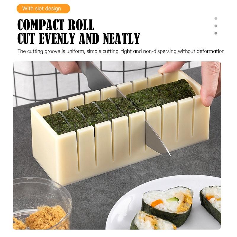 Complete Sushi Making Kit With Various Shape Molds And Sushi Knife Perfect For Home Diy Sushi Party Cooking Lovers