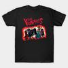 Men Black Print T-shirt The Vampires No-Cut Transfer Paper Print Cotton Tshirt
