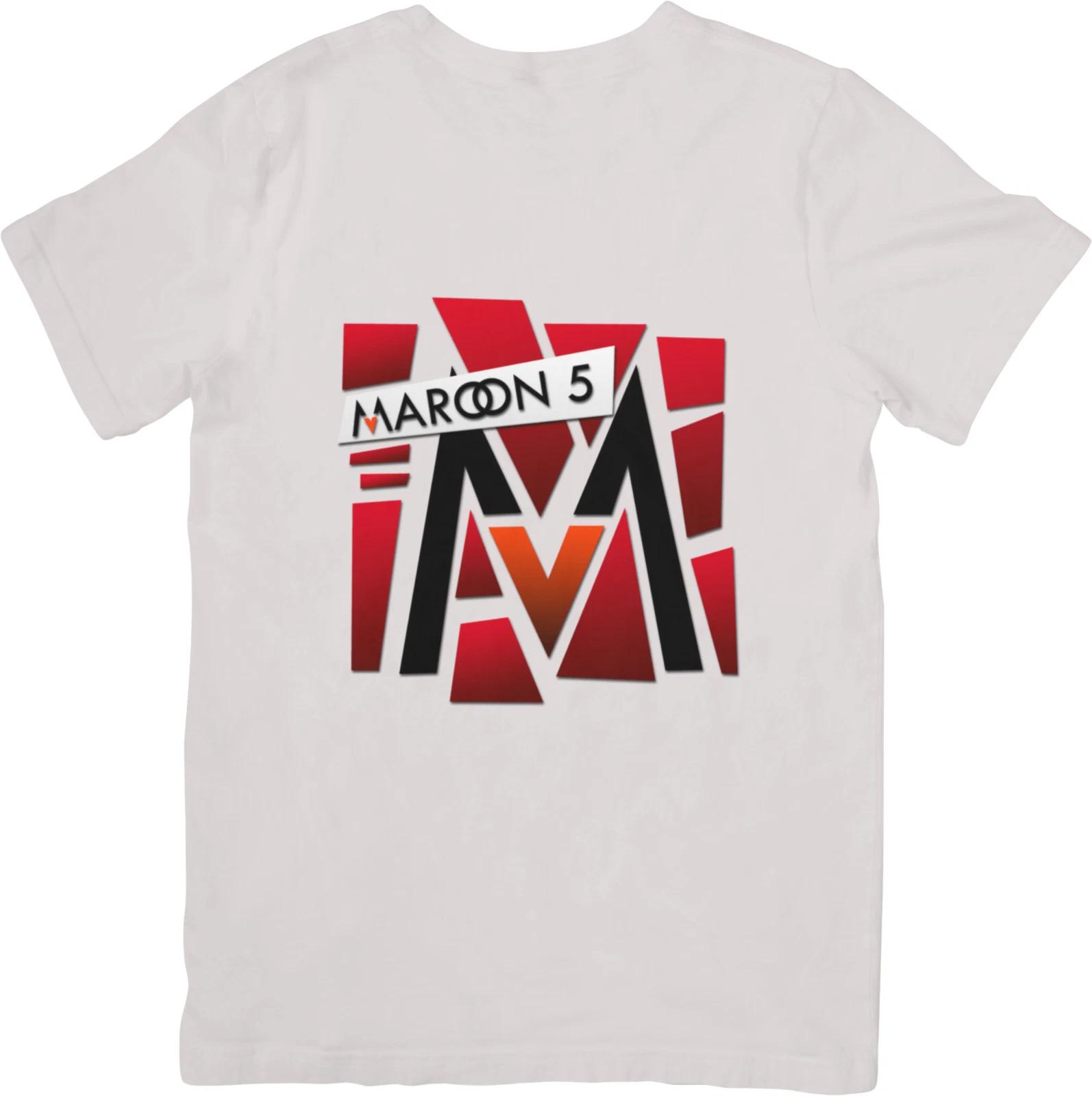 

Maroon 5 Music Unisex Fit suitable for Men & Women Quality Cotton T-Shirt White. S