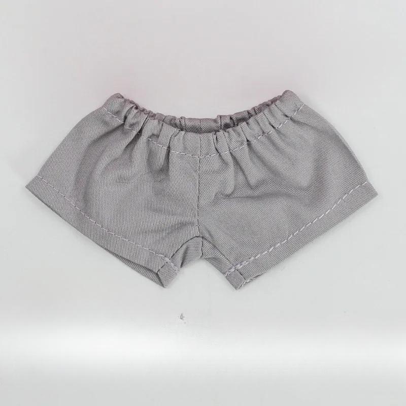 20cm Doll Clothes 17cm Labubu Clothes Shirt Tie and Trousers Set Mini Plush Doll'S Outfit Clothing Dolls Accessories