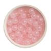 Perline Rotonde Semilavorate in Cristallo Rosa Chiaro di Ibisco per la Creazione di Gioielli Fai-da-Te