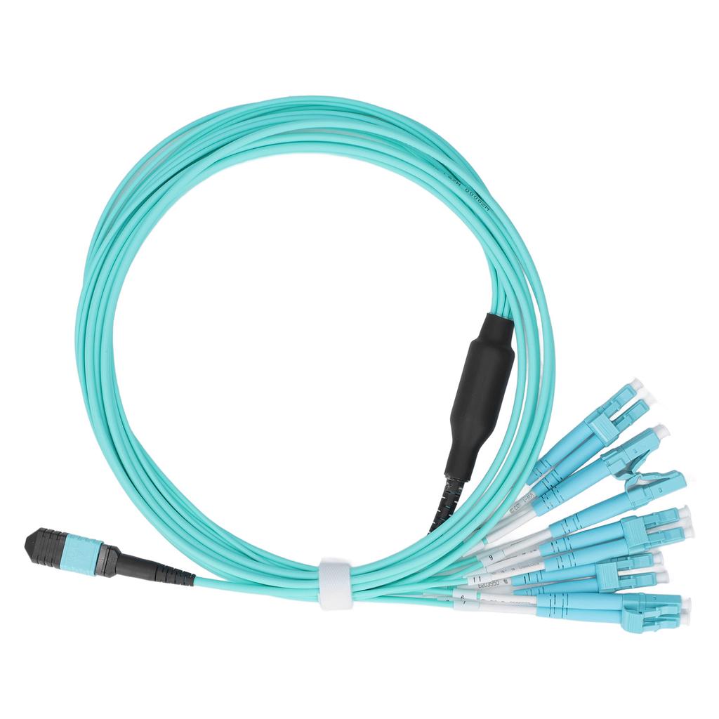 LWL-Patchkabel 12 Adern 10 Gigabit Multimode Cluster Optisches Faser-Patchkabel MPOLC