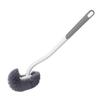 Toilet Brush with Suspension Design Hemisphere Head Extended Handle Suspension Style Toilet Brush Bathroom Cleaning Tool