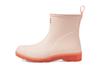 Hunter Play Short Waterproof Rubber Boots WFS4001RMA with Translucent Size UK3 Women's Sole, (22.0cm) (Rococo Pink/Orange Plaid)