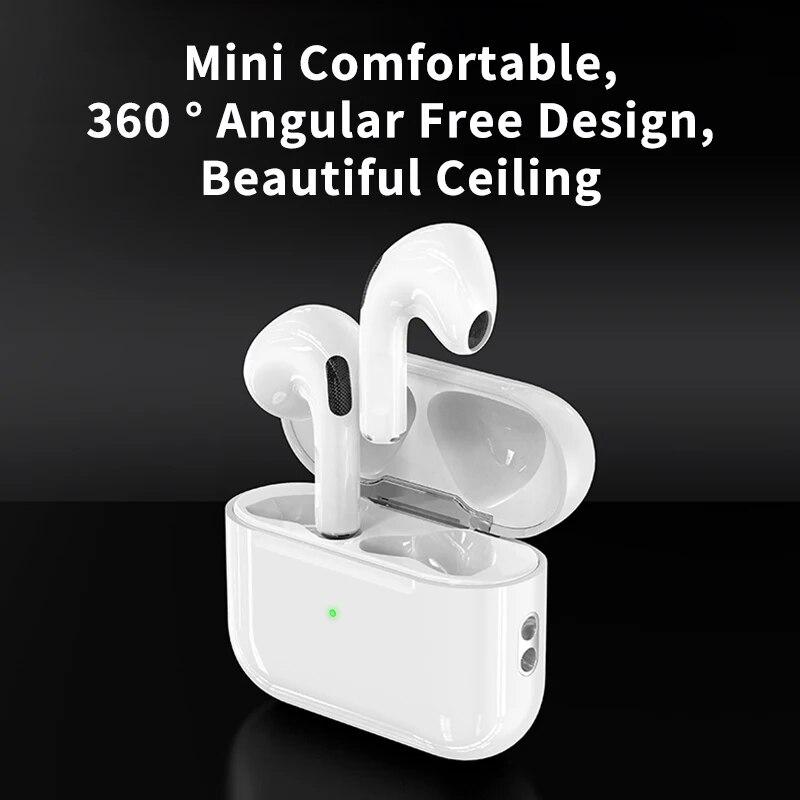 

Наушники TWS для наушников Iphone с 3 микрофонами/космической голосовой связью/общим звуком/беспроводной зарядкой/вкладышами Hi-Fi стерео беспроводные наушники BT5.3