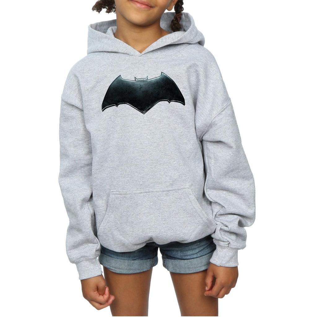 DC Comics Girls Justice League Movie Batman Emblem Hoodie