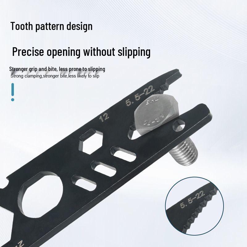 Dual-Head Open-End Universal Self-Tightening Wrench - Multi-Function Household Tool