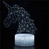 Acrylic Unicorn Night Light with Remote and Touch Control
