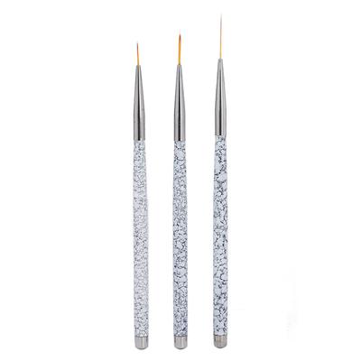 3pcs Professional Nail Art Liner Brush Set Nail Painting Drawing Brushes Set Manicure Tools