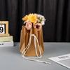 Handmade Flower Bag Waterproof Hexagonal Rose Bouquet Bag Home Decor Korean Bouquet Handbag