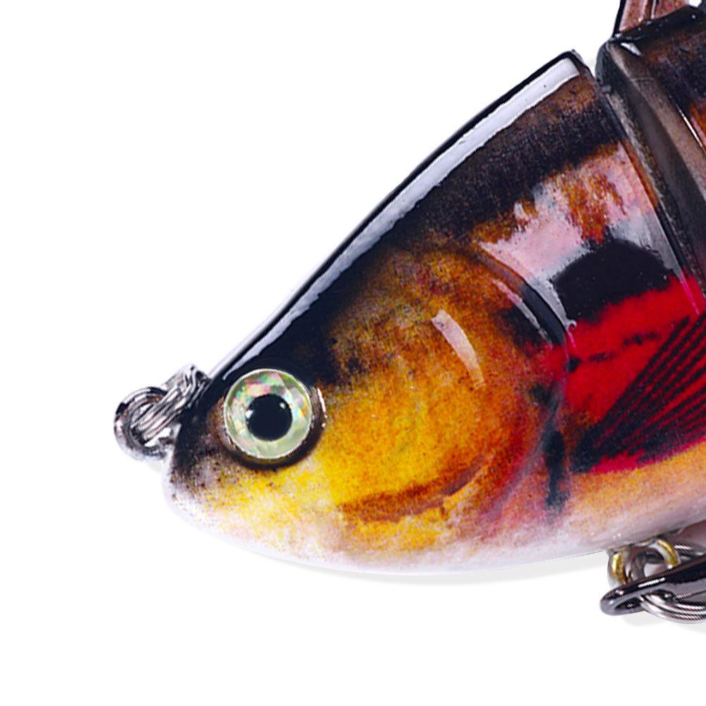 14 Buc 9.7cm/14.7g Năluca de Pescuit Scufundătoare Multi-Sector Prinde Păstrăv, Biban & Mai Mult cu Momeală Bionică Cârlig Dublu Ascuțit Momeală Nălucă de Pescuit