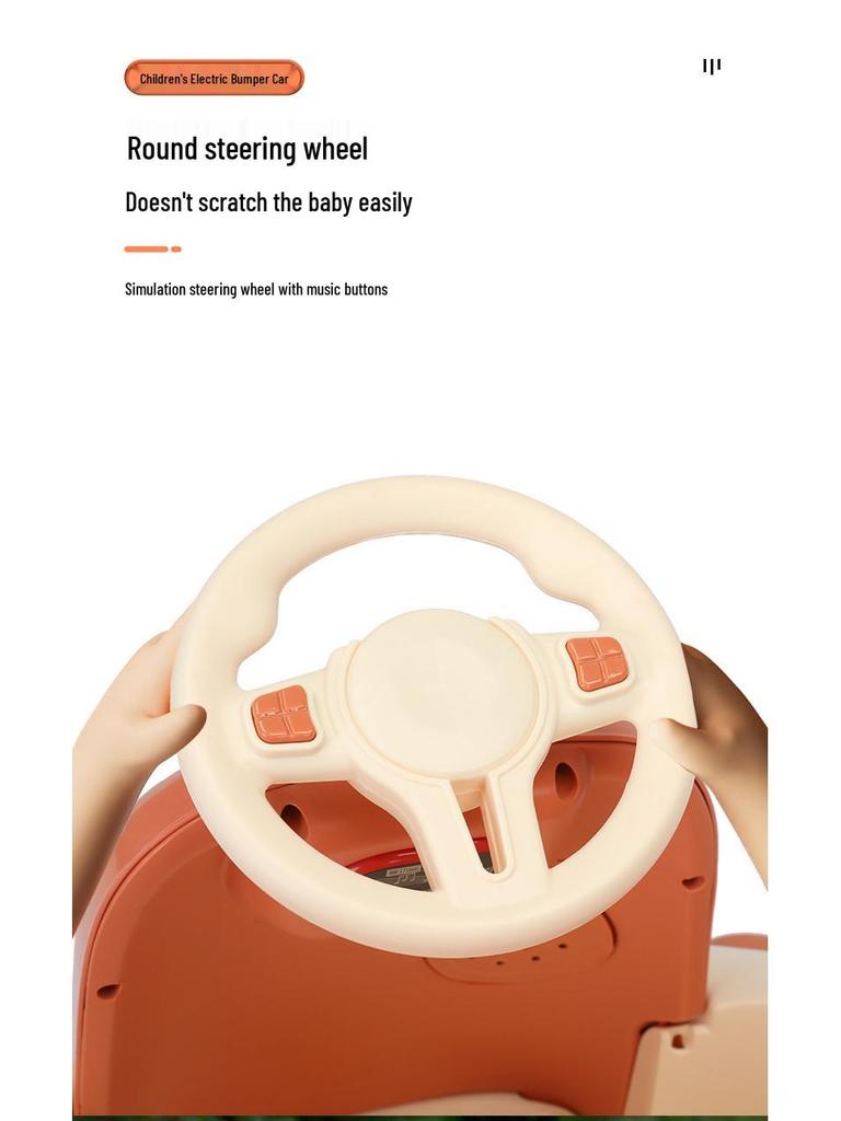 Remote Control Electric Bumper Car for Kids: Drift and Battery-Powered, Four-Wheel Toy Car for Children.