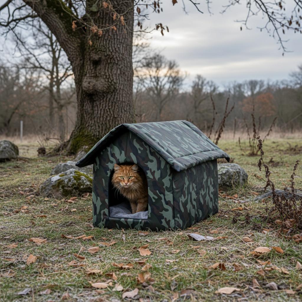 Cat Shelter Outdoor Waterproof And Insulated Cat House Stray Cats Thickened Warm Tent All-season Universal For Stray Cats Dogs