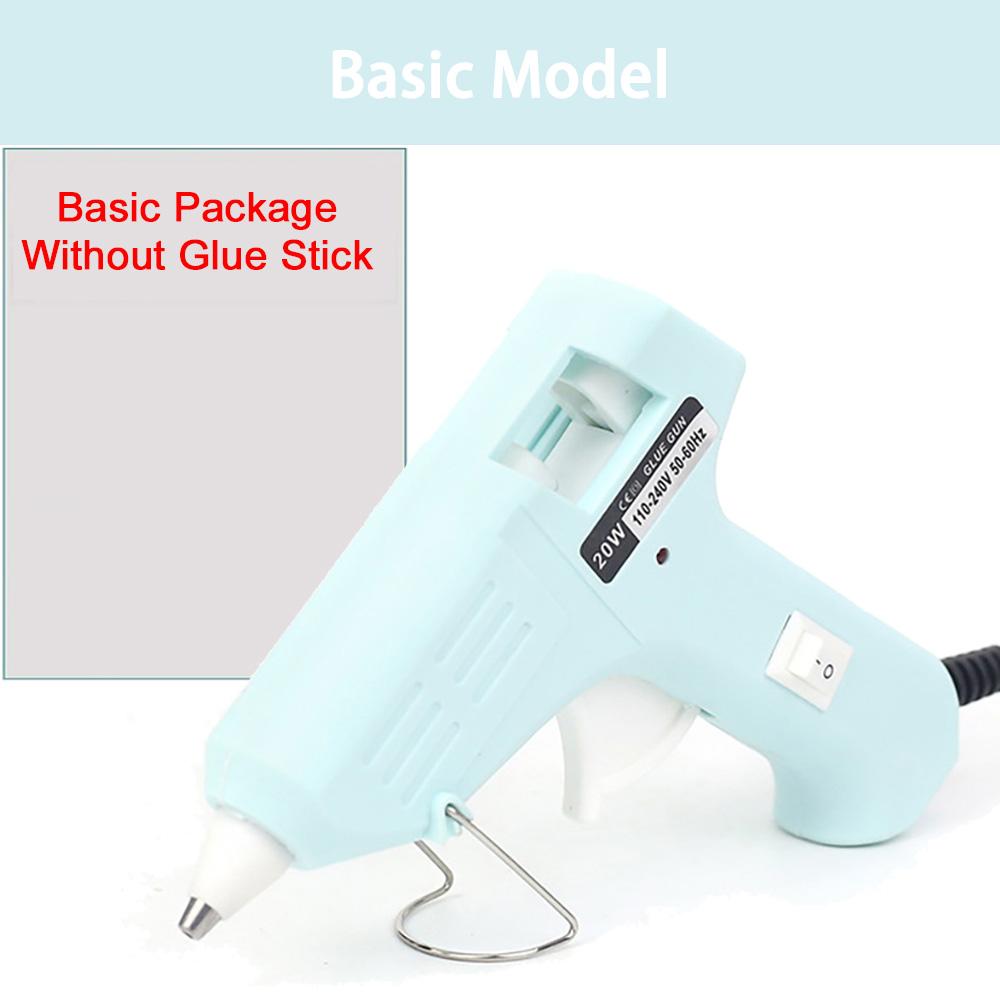 2024 New 20W Hot Melt Glue Gun Plug-In Anti-Scalding Children's Hot Silicone Gun 7Mm Glue Stick Adhesive Gluegun Small Glue Gun