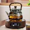 High-Temperature Resistant Electric Ceramic Glass Kettle Tea Maker Set for Boiling Water & Steaming Tea