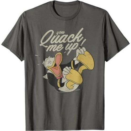 Disney Mickey Friends Donald Duck You Quack Up T-shirt