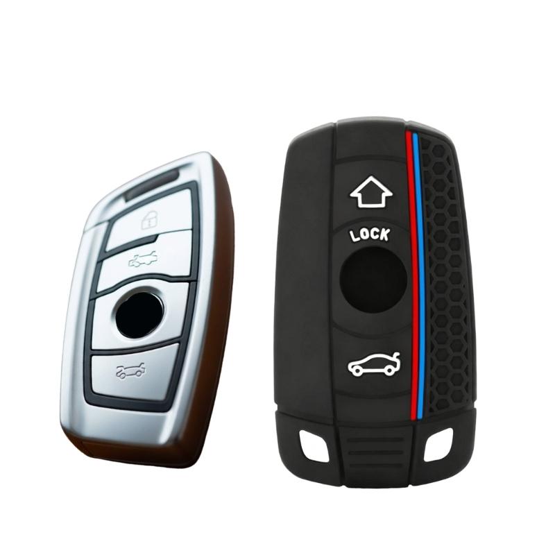 Antislip Car Key Case Full Wraparounds Protection Soft Silicone Cover For Select Models Car Vehicle Key Cover