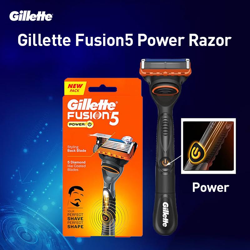 Gillette Golarka Fusion 5 zasilana systemem 5 ostrzy z powłoką podobną do diamentu dla ostrości i trwałości