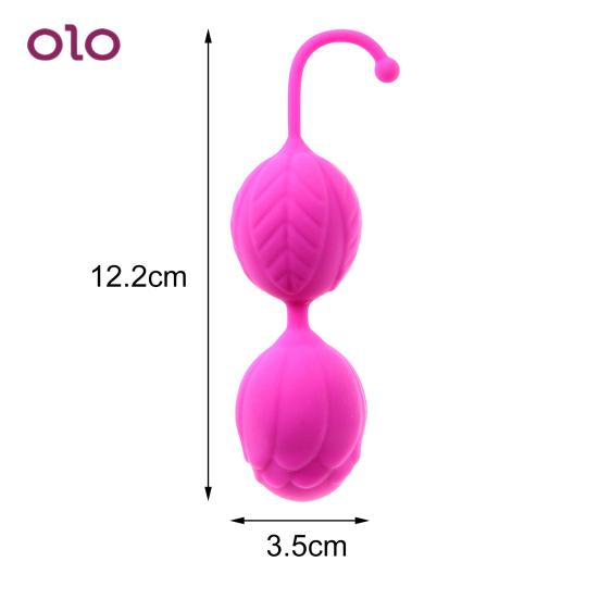 Vagina Ball Adult Toy Safe Vibrator Silicone Rose Shrinking Egg Daily Activities