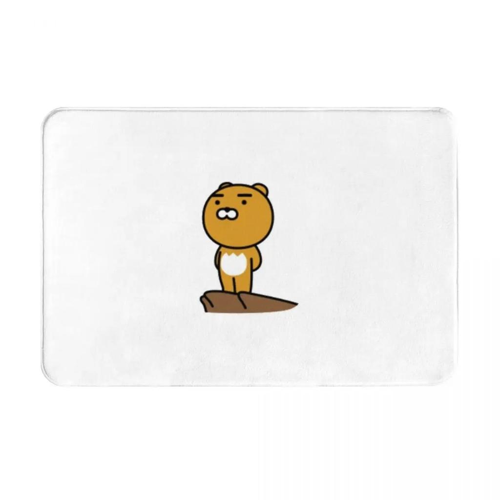 Disney Kakao Ryan Cartoon Door Mat Kitchen Bedroom Bath Living Room Balcony Entrance Carpet Non-slip Cute Home Decor Rug