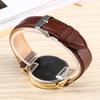 Rose Blume Runde Dia Uhr Frauen Elegante Uhren Faux Leder Band Arabische Zahl Quarz Armbanduhr Montre Femme Weihnachten Geschenk