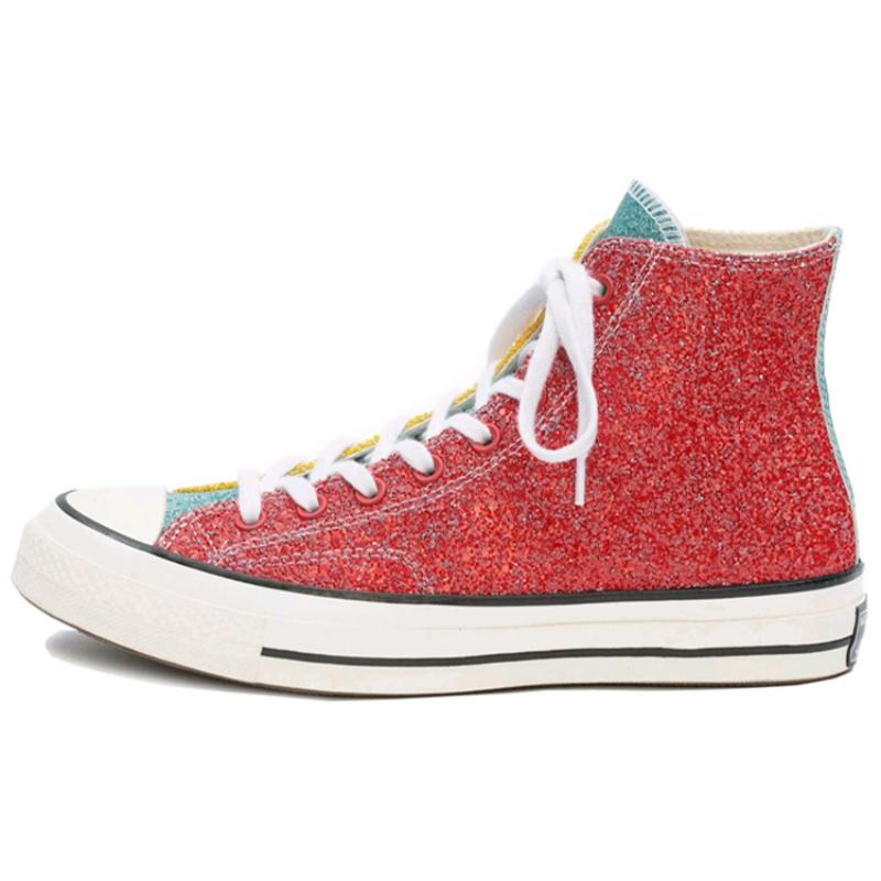 

Converse Chuck Taylor All Star 70 Hi Jw Anderson Unisex Glitter Yellow Red 36.5
