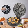 1400W Portable Non-stick Coating Bread Machine Double Sided Heating Cake Breakfast Machine High Power Donut Maker