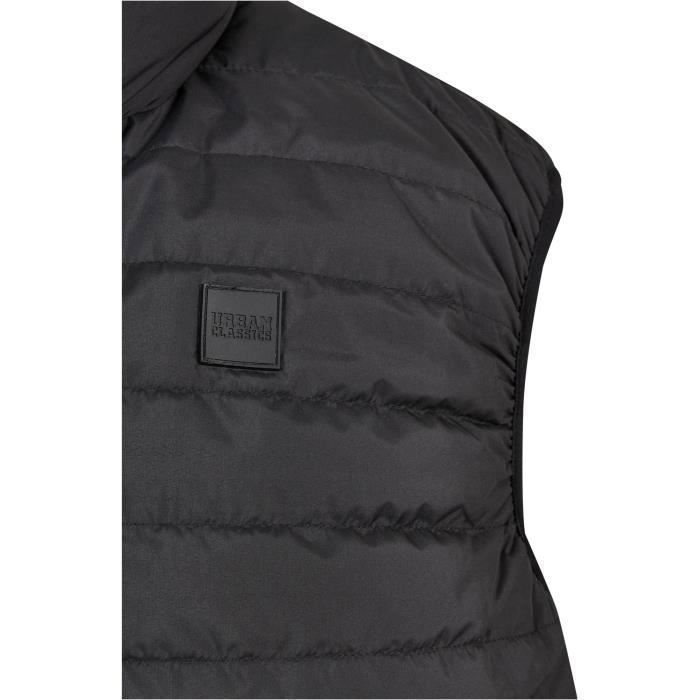 Doudoune Légère - Urban Classics - 2XL - Noir - Doublure En Taffetas - Poches Zippées