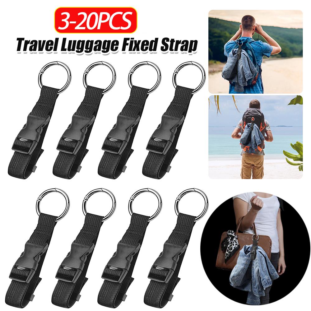 Travel Luggage Fixed Strap with Release Buckle Backpack External Strap Anti-Theft Portable Luggage Strap for Carry On Bags