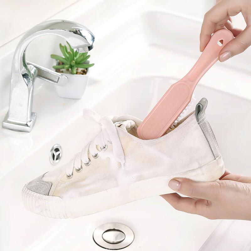 Multi-functional Soft Bristle Clothes & Shoe Brush for Laundry, Bathroom & Cleaning Use