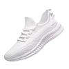 Men's New Breathable Sports Shoes Manufacturer Flying Woven Mesh Versatile Casual Shoes Spot Solid Color Sports Shoes