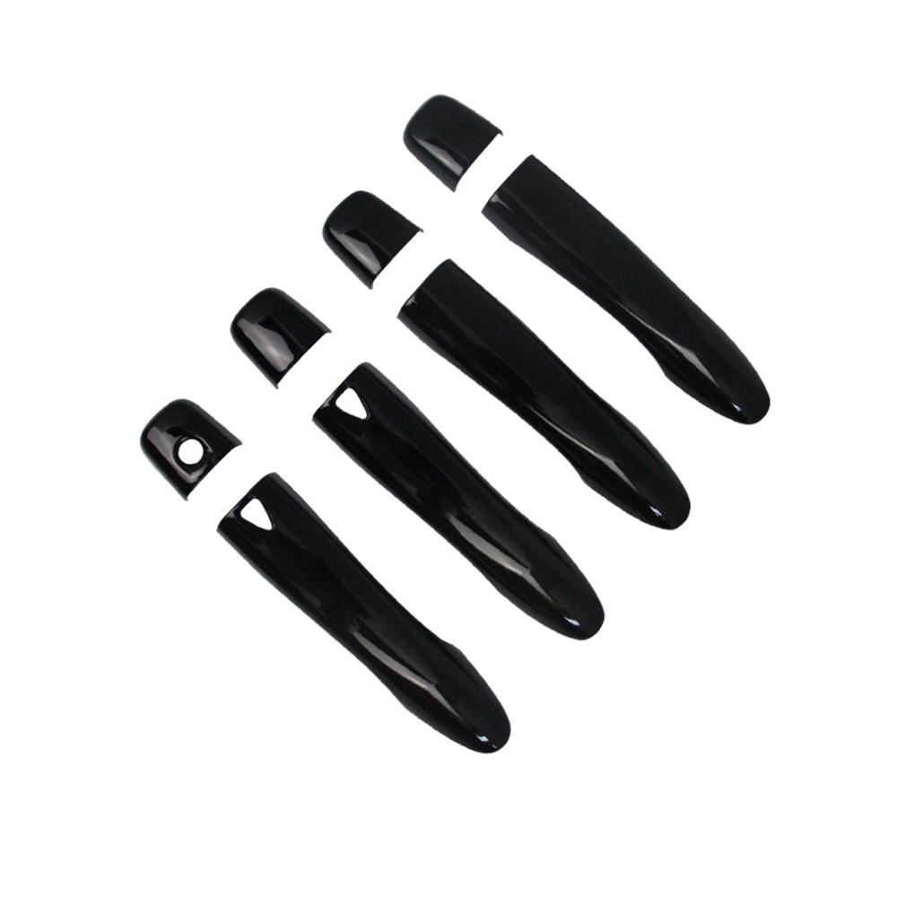 Black Door Handle Covers Trim With Smart Hole For Nissan Altima 2013-2018
