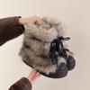 [Fanfna] Thick-soled Inner Height-increasing Fur Snow Boots Women's 2025 Autumn and Winter New Velvet Thickened Warm Cotton Shoes