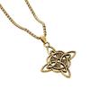 Trendy Crucifix Necklace Pendant Neck Chain Gift For Men With Chinese Artistic Touch In Multiple Metallic Finishes