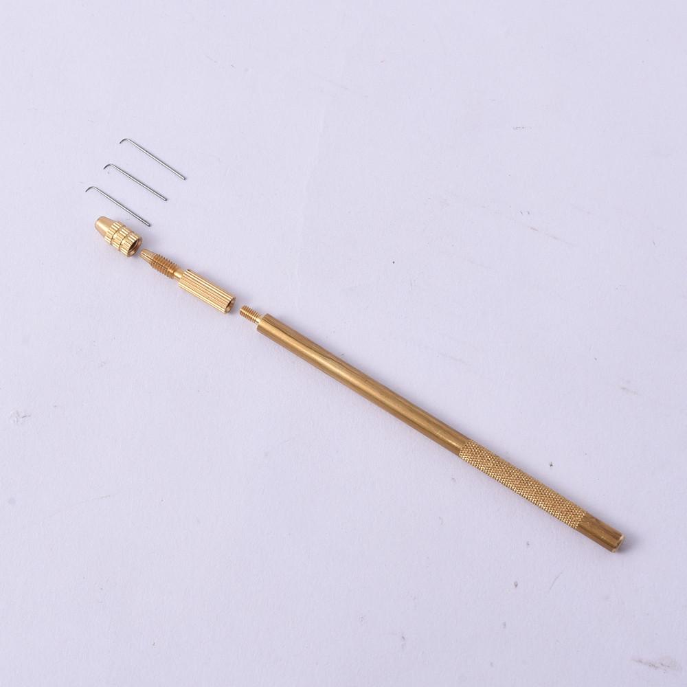 Korean Copper Handle Hair Extension Crochet Hook for Hair Weaving