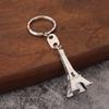 Zinc Zinc Alloy France Tower Keychain Vintage Paris Keyring Eiffel Tower Bag Pendant  Hanging Accessory