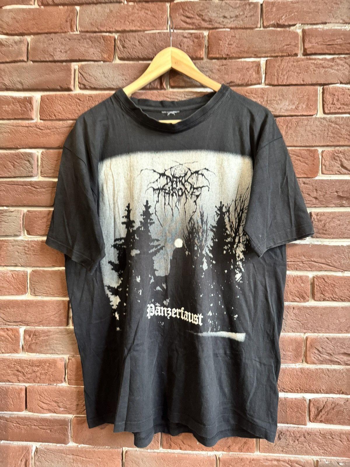 Rare 90s DARKTHRONE Panzerfaust Vintage Band Metal Tshirt L Unisex T-Shirt M