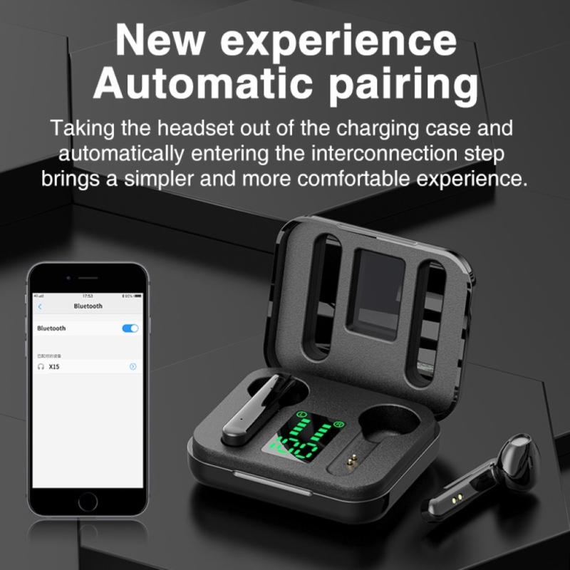 Kopfhörer L12 TWS Bluetooth-kompatibel 5.0 Drahtlos Wasserdicht In-Ear Smart Touch Kopfhörer