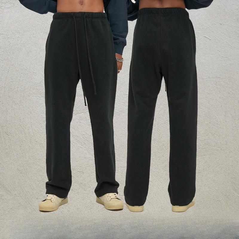 EastRogue New Streetwear Brand SMIROON Loose Fit Wide-leg Pants with Drawstring Casual Straight-leg Trousers