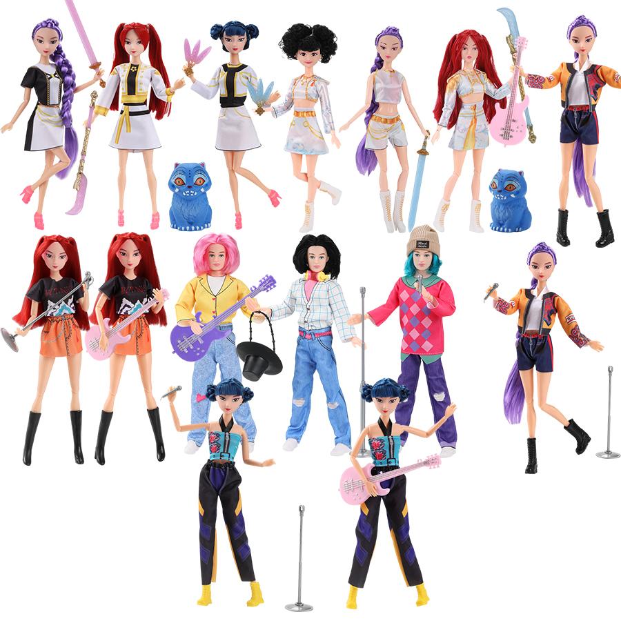 Beliebte koreanische Girlgroup-Themen-Herren-Mode-Puppe 30CM, inklusive Puppe, geeignet für Rollenspiele zur Teilnahme an einer Girlgroup