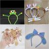 10pcs/set Metal Head Band Hairwear Simple Design Making Headwear Accessories  Craft Supplies