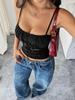 2025 Summer Slim Solid Color Lace Camisole for Women