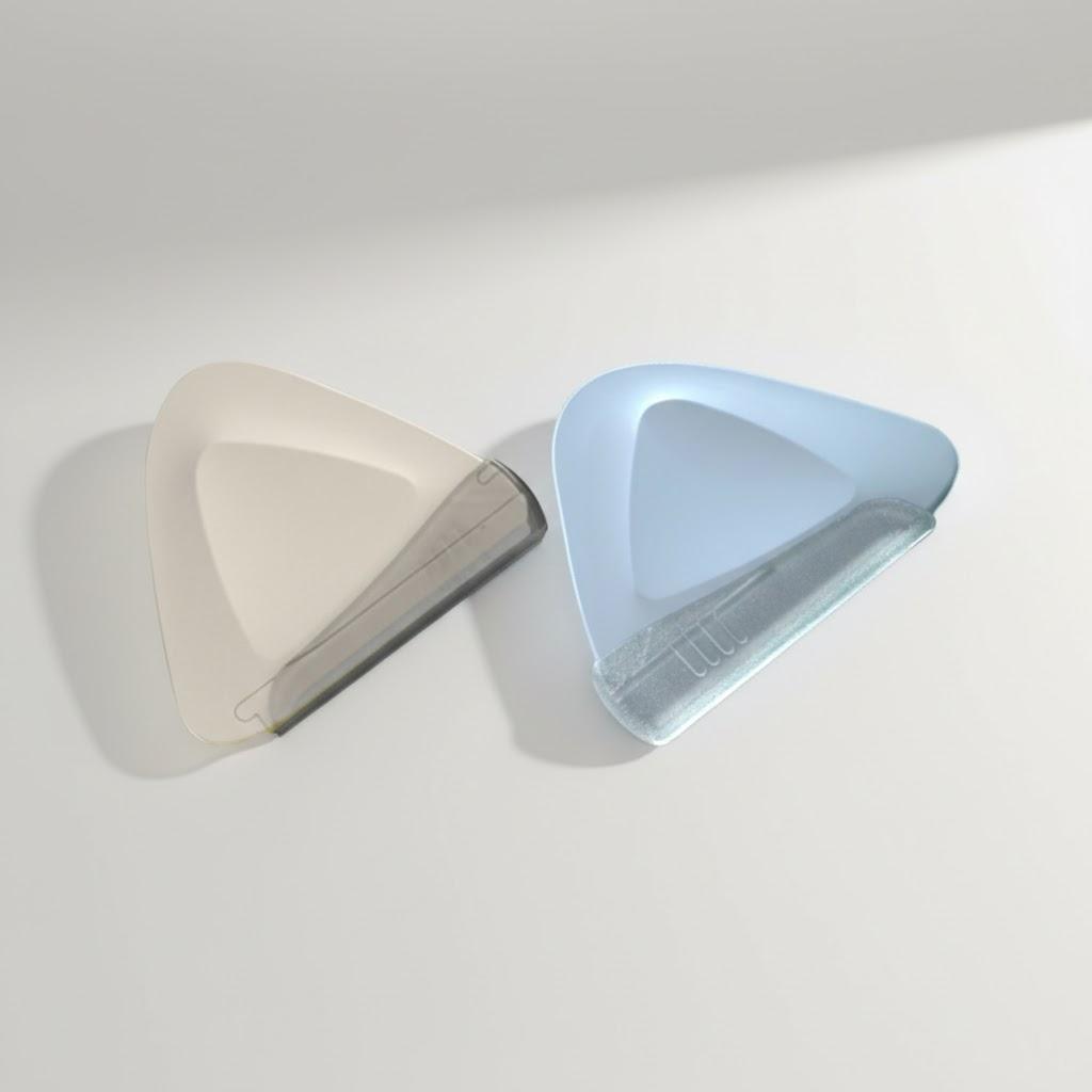 

Eyebrow Razor 2PCS - Triangle Shaving Knife for Face & Brows - Painless Trimming Safe & Portable (Random Color)
