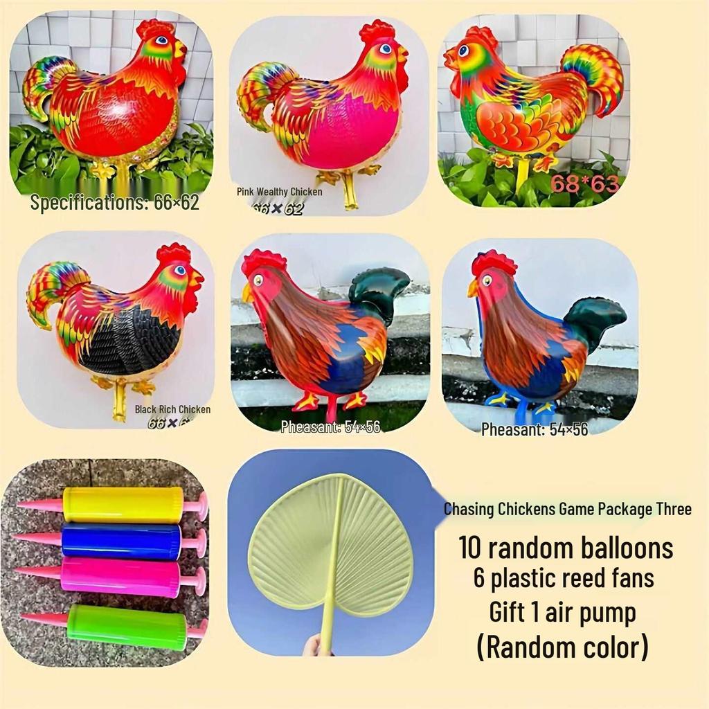 Horse Herding Game Props: Year of the Horse 2026 Annual Meeting Decor Balloons