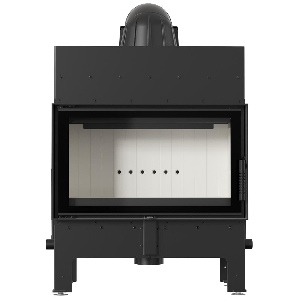 Fireplace Insert Fireplace KRATKI FLOKI M 10 kW Grille Pipe Mounting Kit