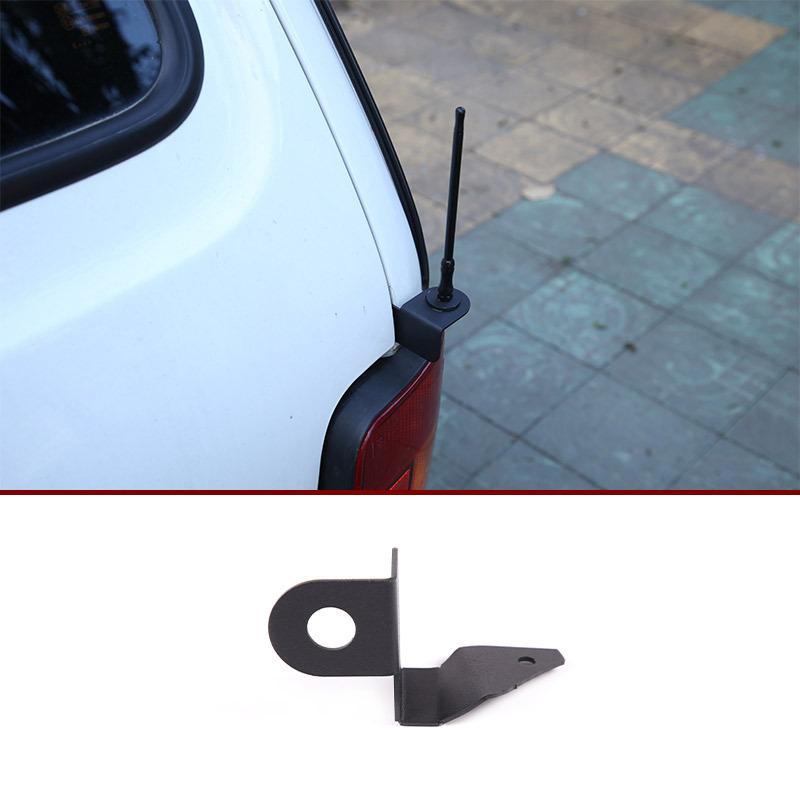 For LADA NIVA 4X4 2009- Exterior Modified Stainless Steel Rear Door Radio Antenna Bracket Base Car Accessories