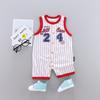 Striped Sleeveless Cotton Romper for 0-2 Year Olds - Spring/Summer Jumpsuit & Pajamas