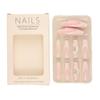 European And American Wearable Manicure Nails, Three-dimensional Embossed Flower French Edge Fake Nail Patches