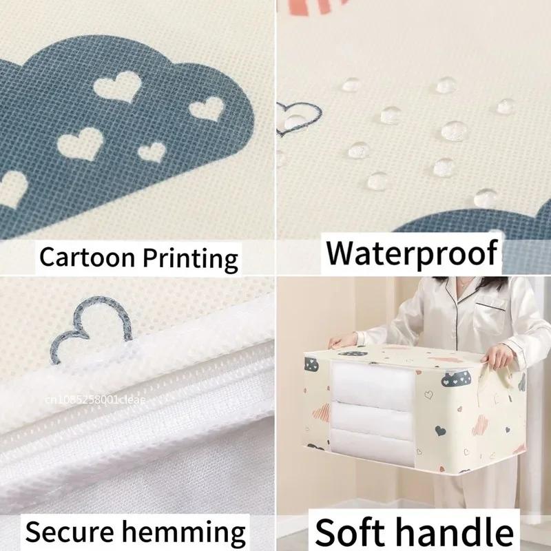 1/2/4PCS Big Capacity Quilt Clothes Duvet Blanket Storage Bag Organizer Sorting Bags Dustproof Closet Under-Bed Moisture Proof