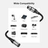 EBXYA XLR Cable 25 Feet 4 Pack Microphone Cable 3-Pin Male to Female